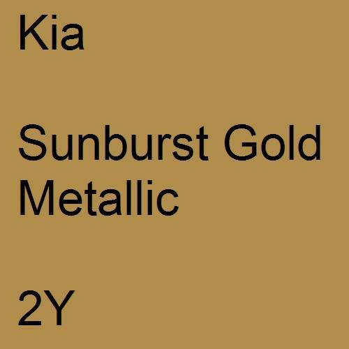 Kia, Sunburst Gold Metallic, 2Y.